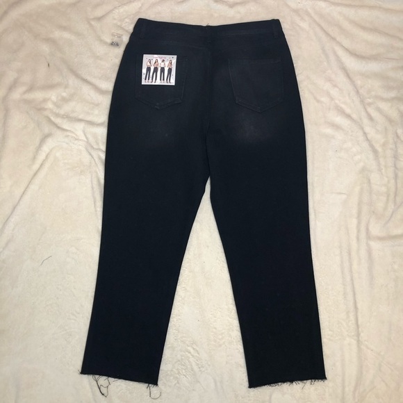 Simple Society Super High Rise Black Denim Jeans Sz 17/33 - Picture 3 of 8